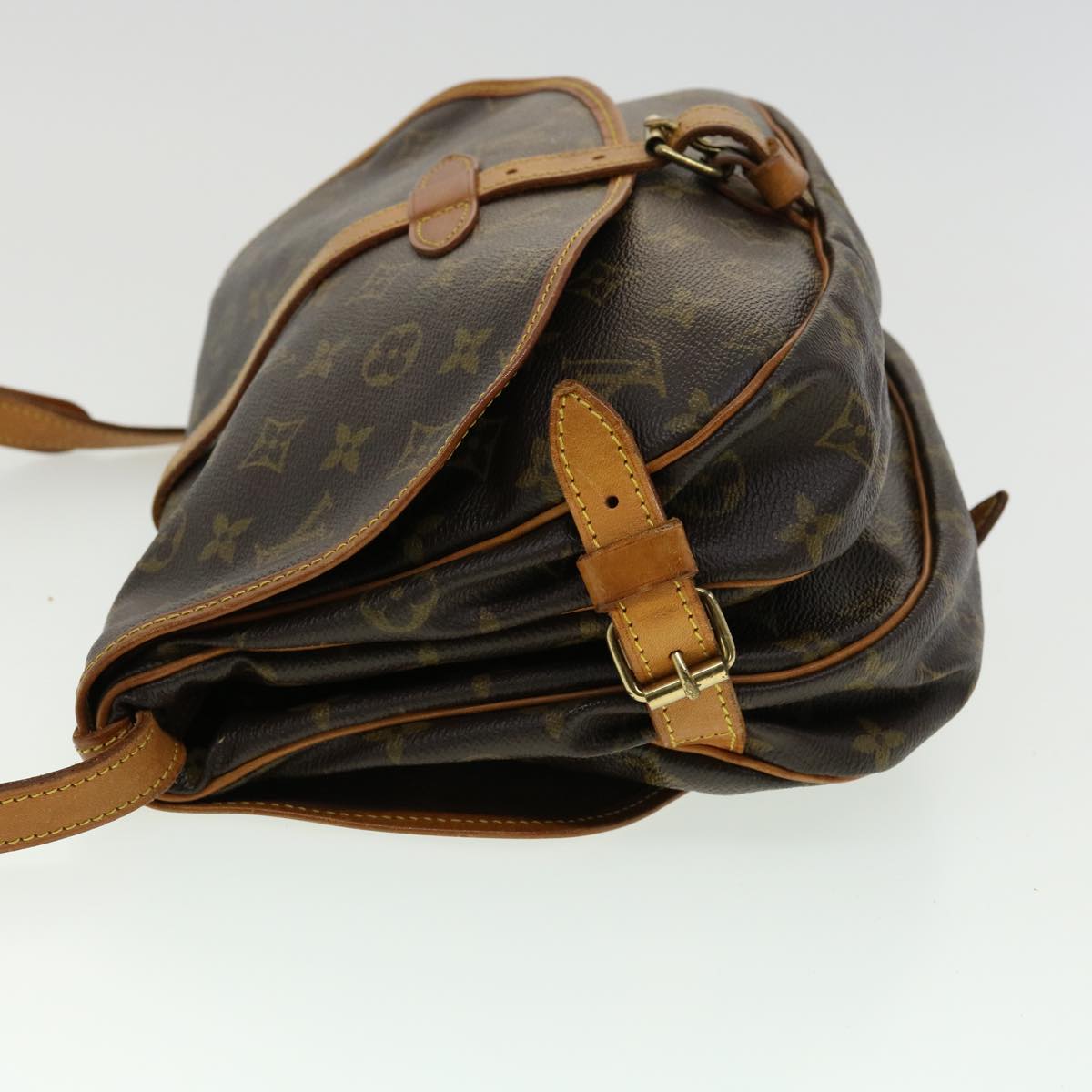 LOUIS VUITTON Monogram Saumur 30 Shoulder Bag M42256 LV ki2209