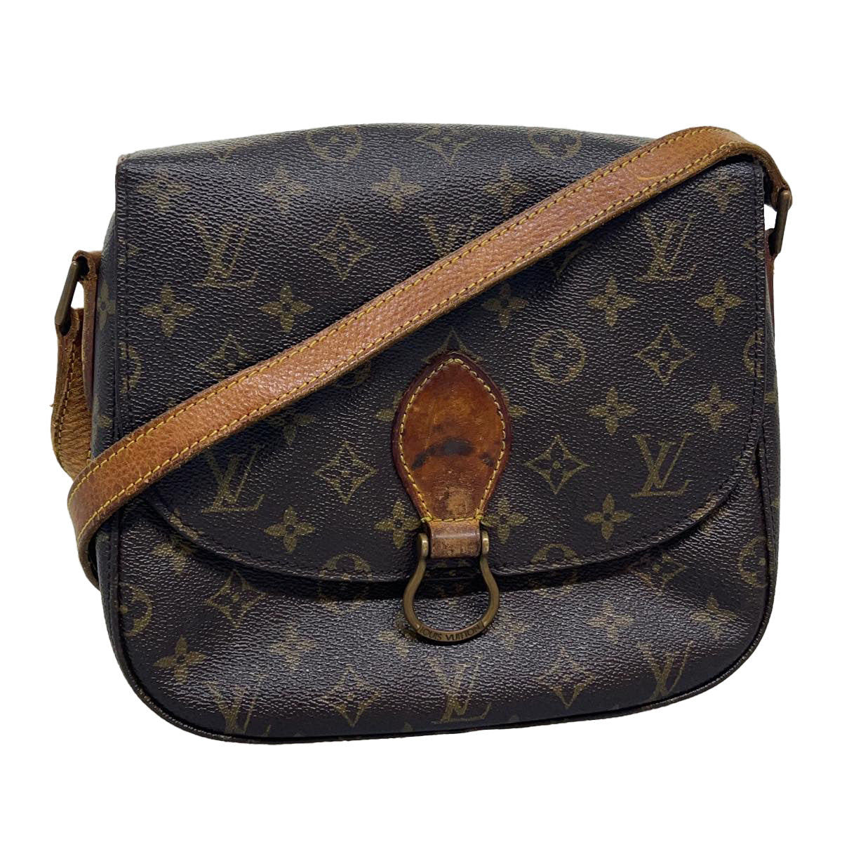 LOUIS VUITTON Monogram Saint Cloud GM Shoulder Bag M51242 LV ki2327