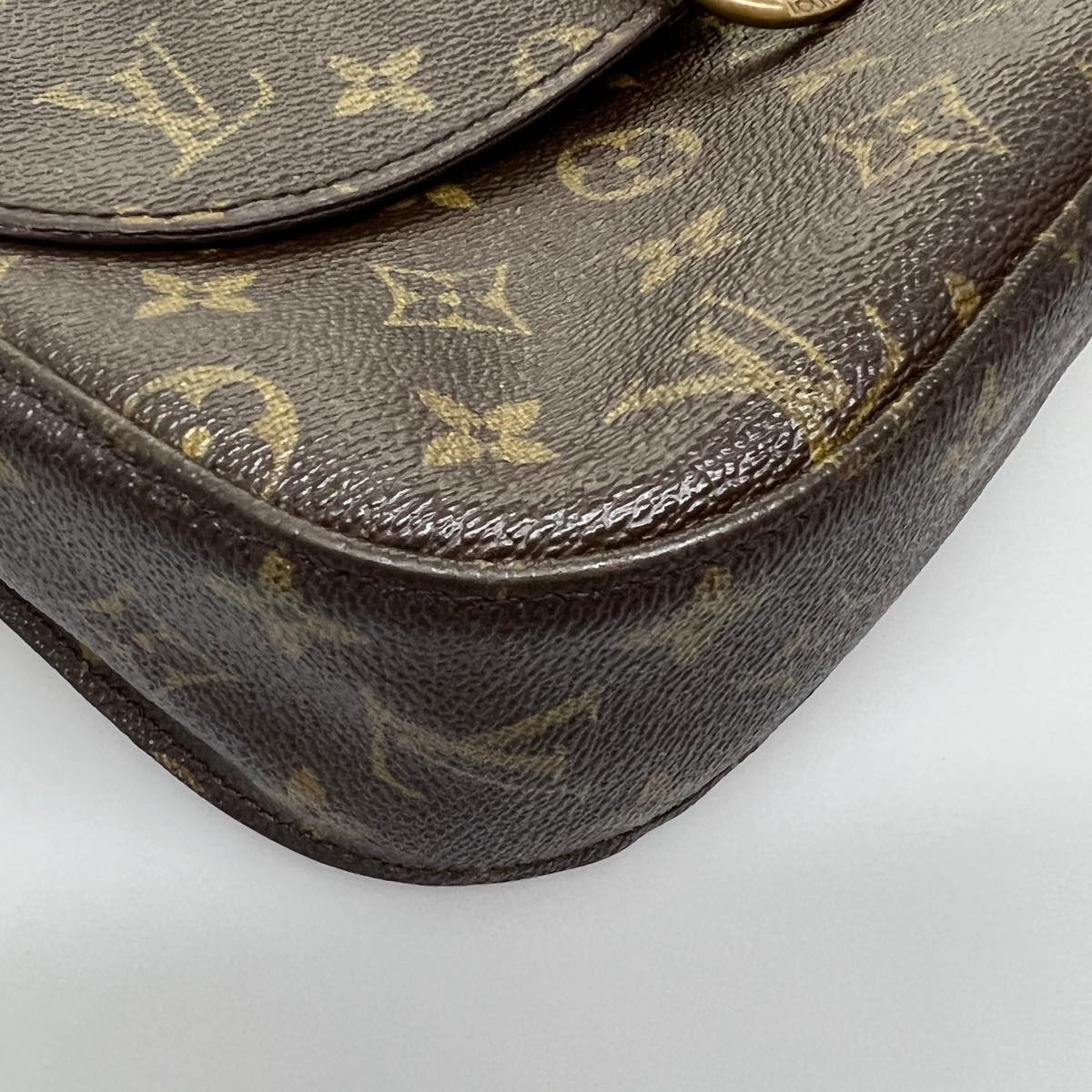 LOUIS VUITTON Monogram Saint Cloud GM Shoulder Bag M51242 LV ki2327