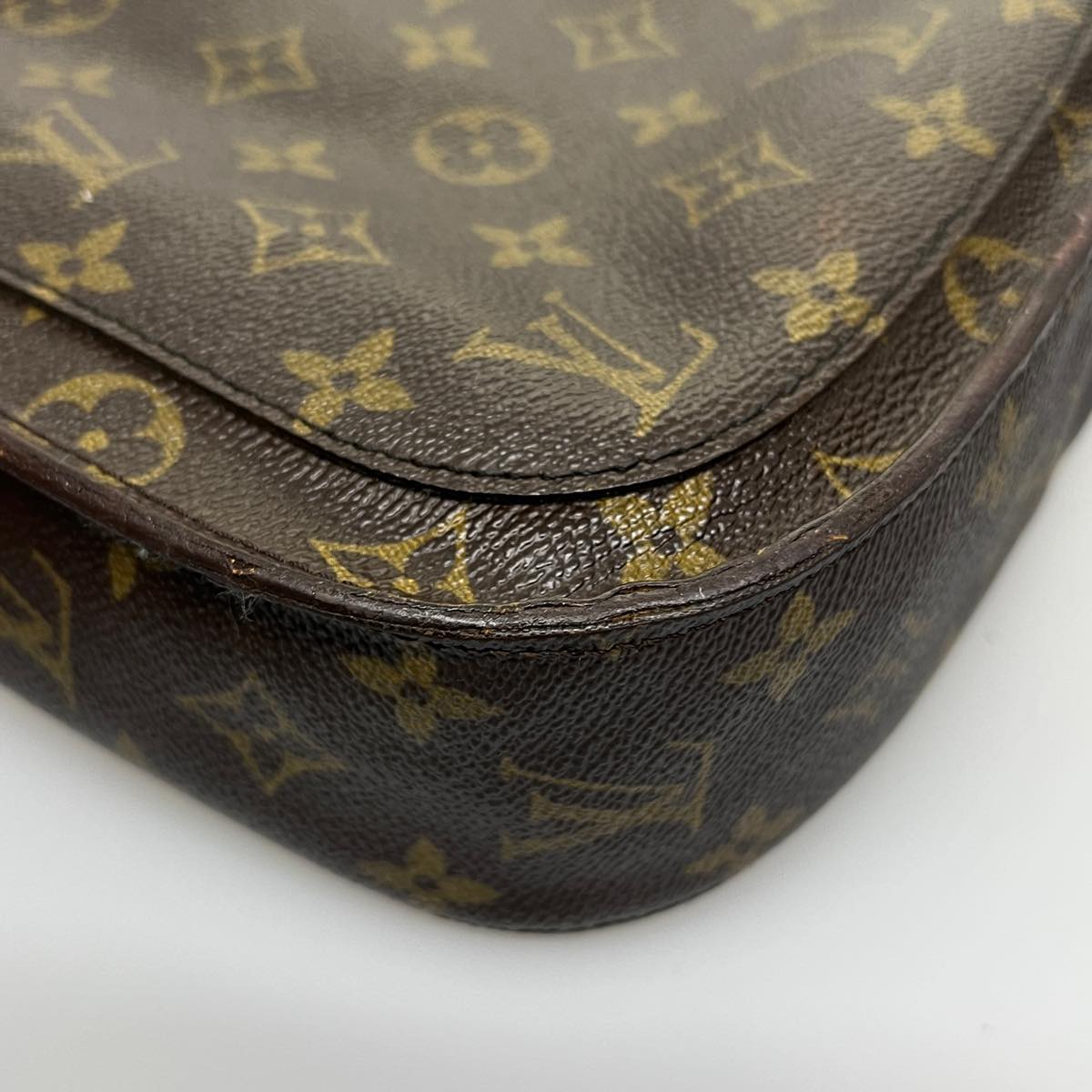 LOUIS VUITTON Monogram Saint Cloud GM Shoulder Bag M51242 LV ki2327