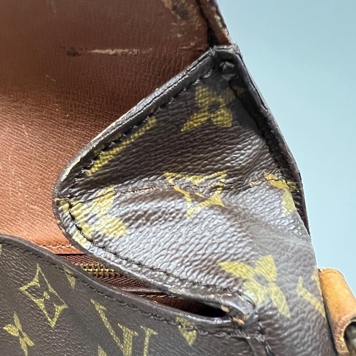 LOUIS VUITTON Monogram Saint Cloud GM Shoulder Bag M51242 LV ki2327