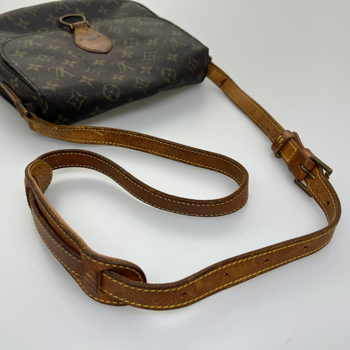 LOUIS VUITTON Monogram Saint Cloud GM Shoulder Bag M51242 LV ki2327