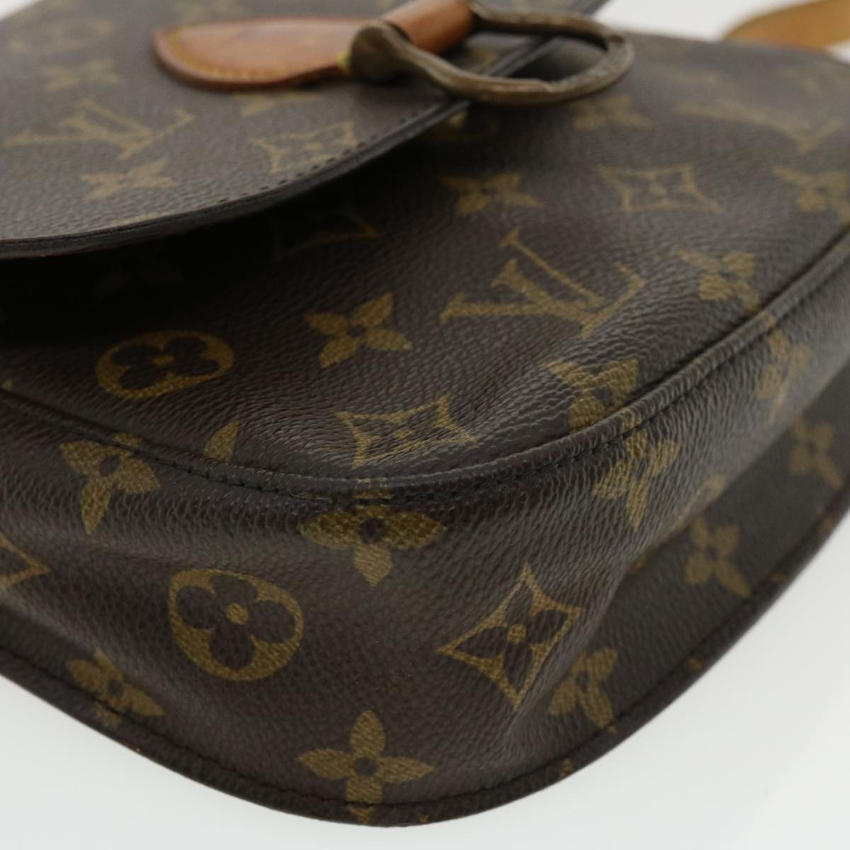 LOUIS VUITTON Monogram Saint Cloud MM Shoulder Bag M51243 LV ki2332