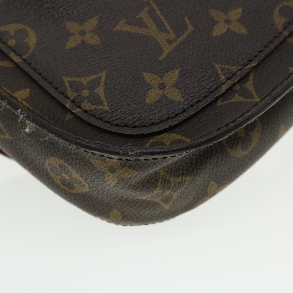 LOUIS VUITTON Monogram Saint Cloud MM Shoulder Bag M51243 LV ki2332