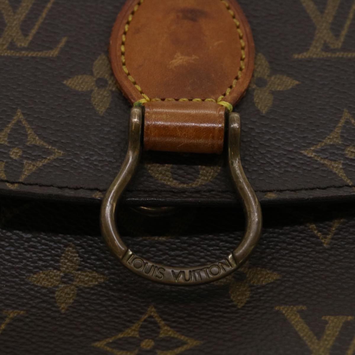 LOUIS VUITTON Monogram Saint Cloud MM Shoulder Bag M51243 LV ki2332