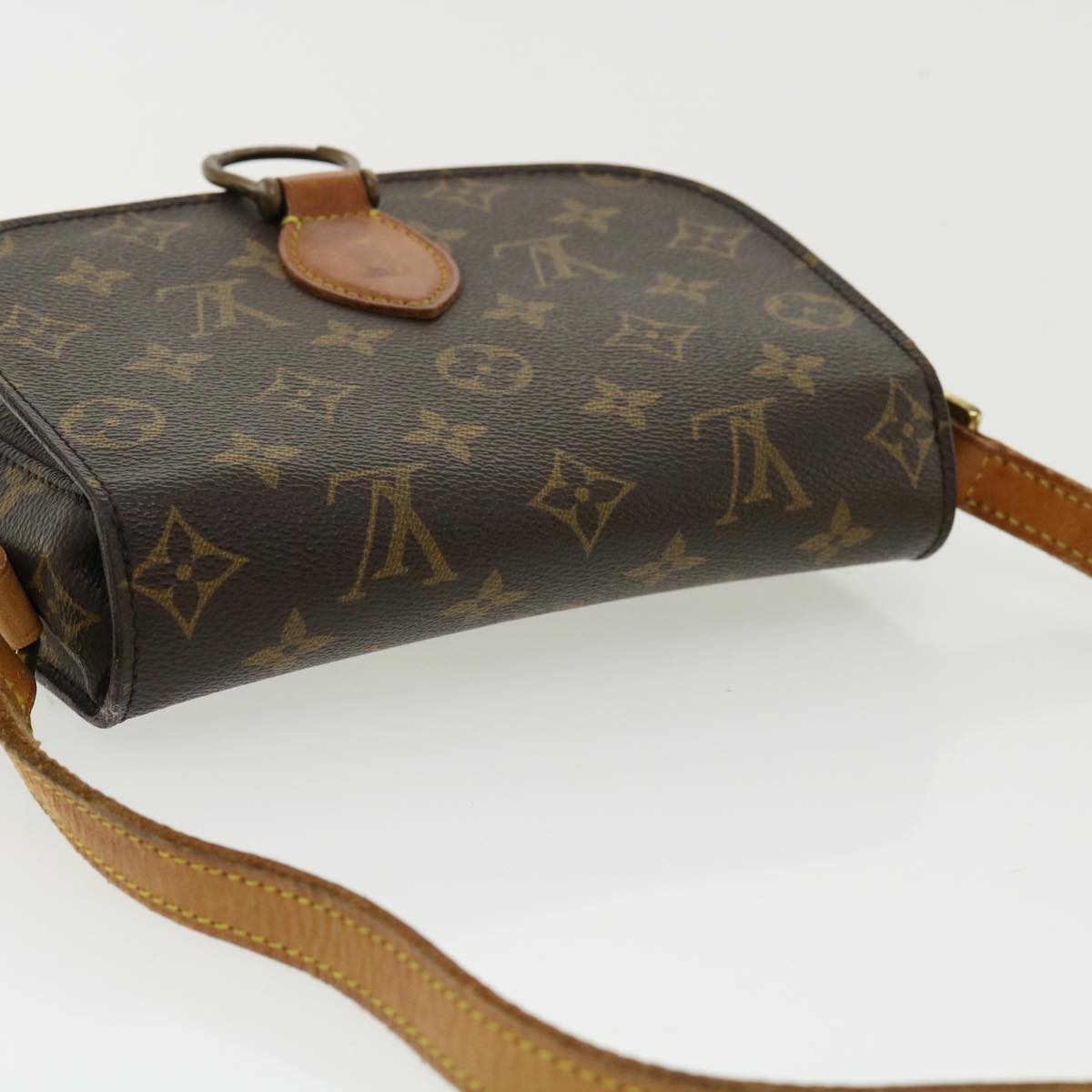 LOUIS VUITTON Monogram Saint Cloud MM Shoulder Bag M51243 LV ki2332
