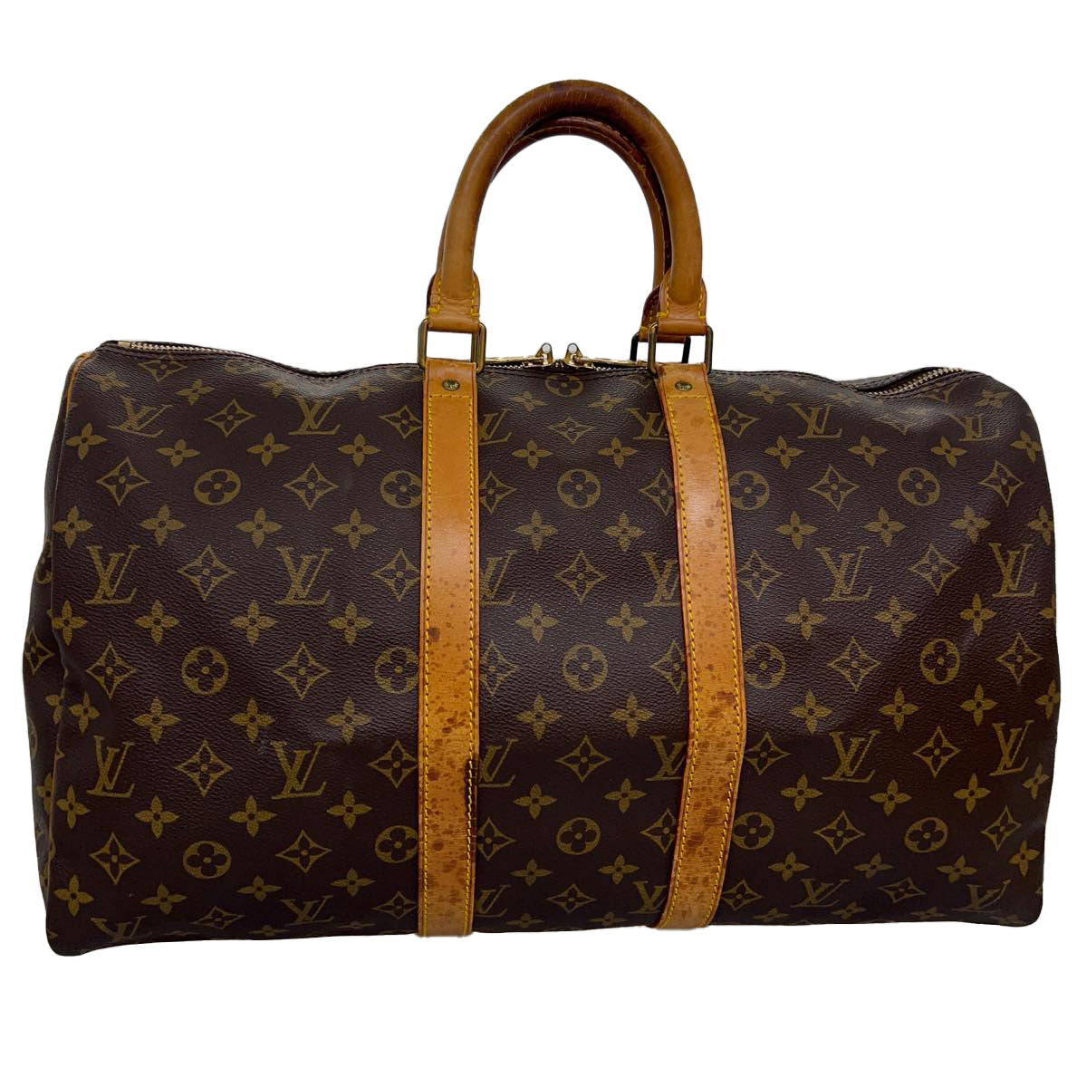 LOUIS VUITTON Monogram Keepall 45 Boston Bag M41428 LV ki2347