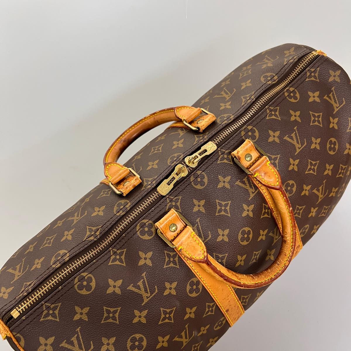 LOUIS VUITTON Monogram Keepall 45 Boston Bag M41428 LV ki2347
