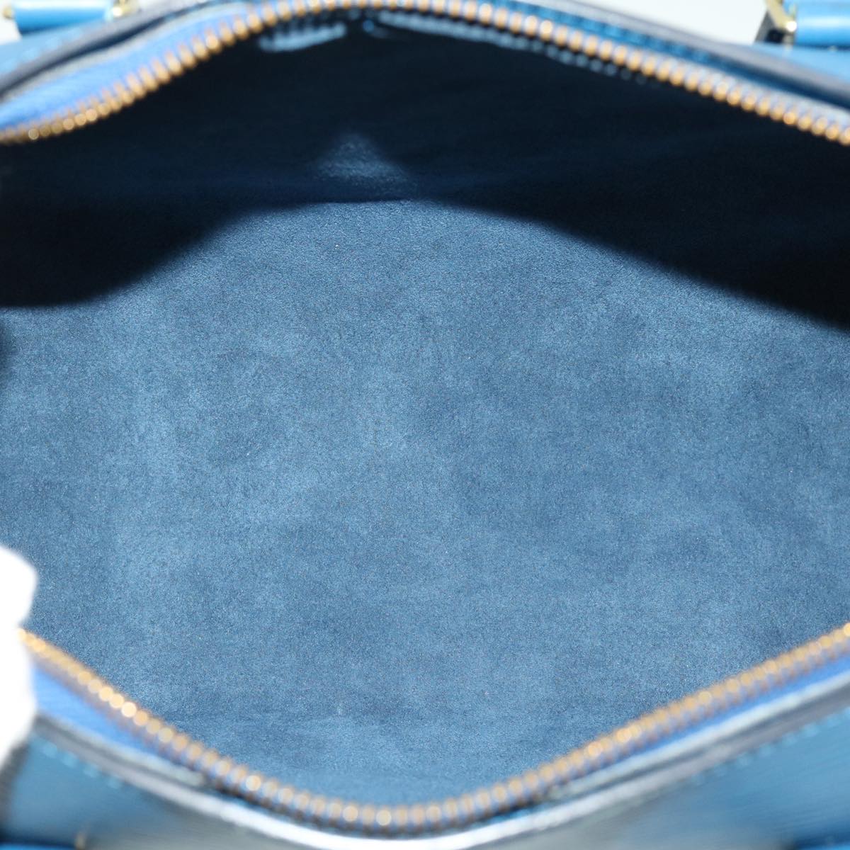 LOUIS VUITTON Epi Soufflot Hand Bag Blue M52225 LV ki2434