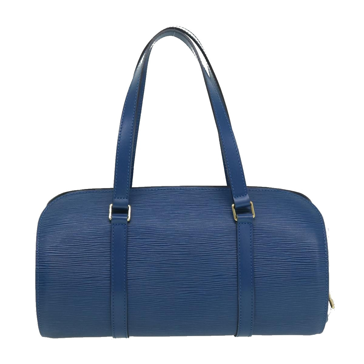 LOUIS VUITTON Epi Soufflot Hand Bag Blue M52225 LV ki2434