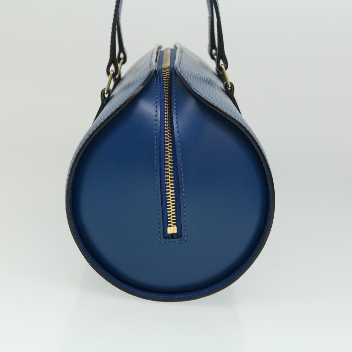 LOUIS VUITTON Epi Soufflot Hand Bag Blue M52225 LV ki2434