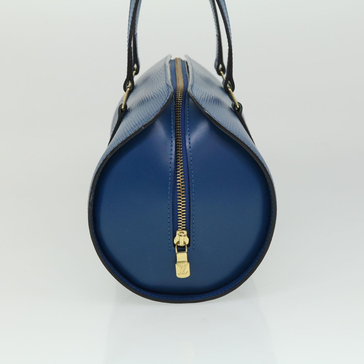 LOUIS VUITTON Epi Soufflot Hand Bag Blue M52225 LV ki2434