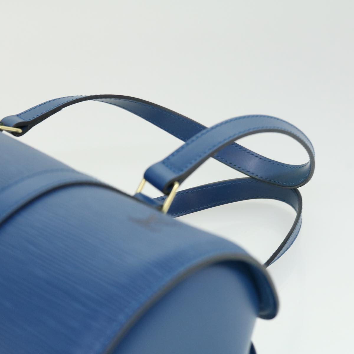 LOUIS VUITTON Epi Soufflot Hand Bag Blue M52225 LV ki2434