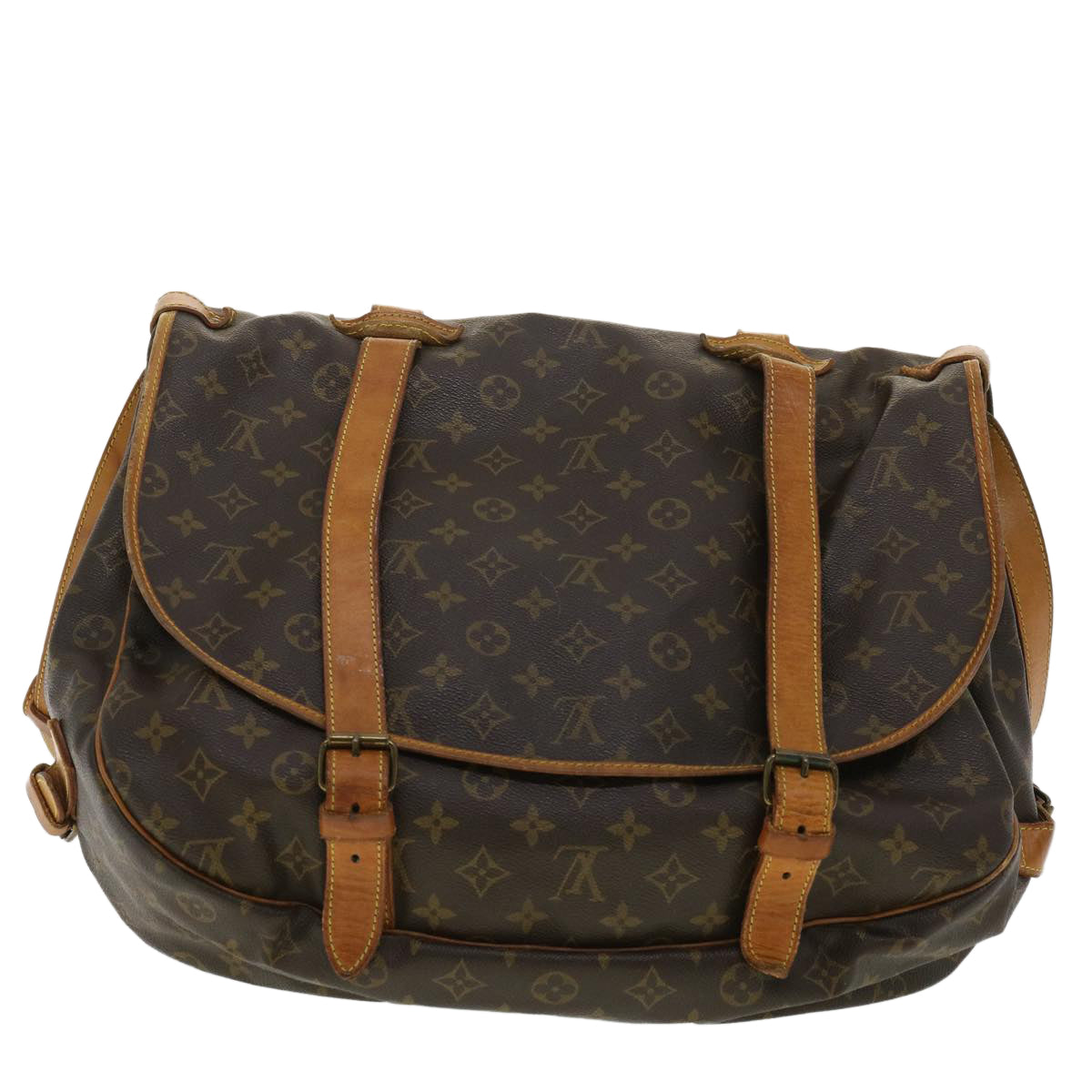 LOUIS VUITTON Monogram Saumur 43 Shoulder Bag M42252 LV ki2506
