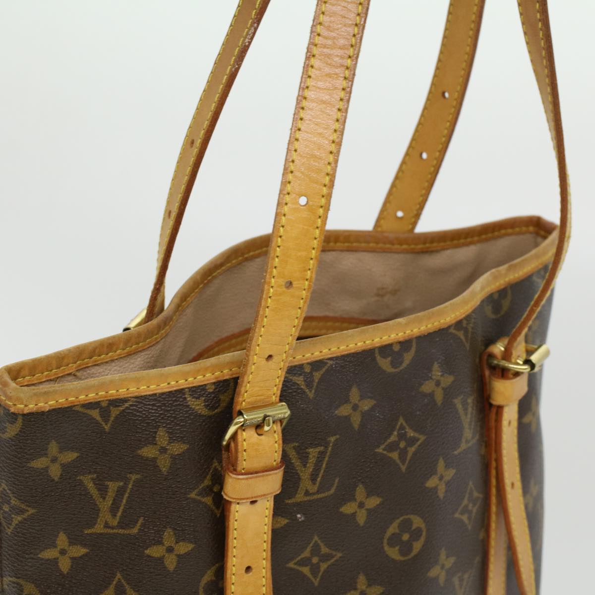 LOUIS VUITTON Monogram Bucket GM Shoulder Bag M42236 LV ki2550