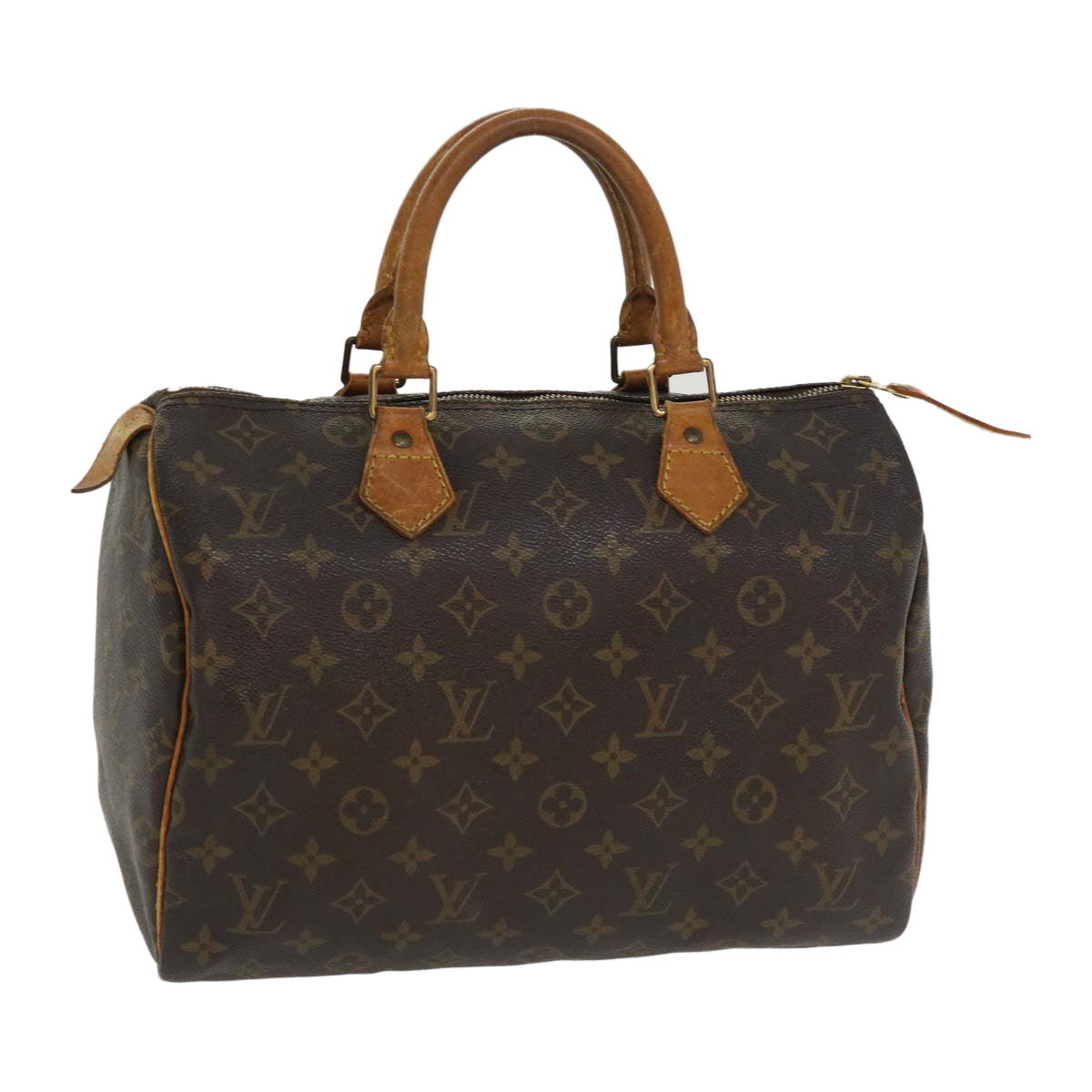LOUIS VUITTON Monogram Speedy 30 Hand Bag M41526 LV ki2589