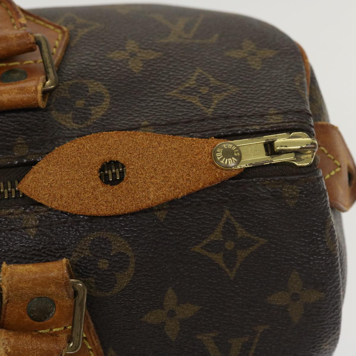 LOUIS VUITTON Monogram Speedy 30 Hand Bag M41526 LV ki2589