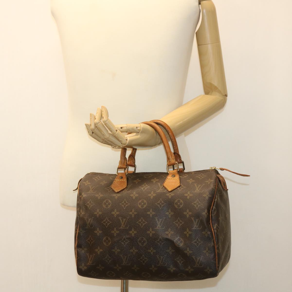LOUIS VUITTON Monogram Speedy 30 Hand Bag M41526 LV ki2589