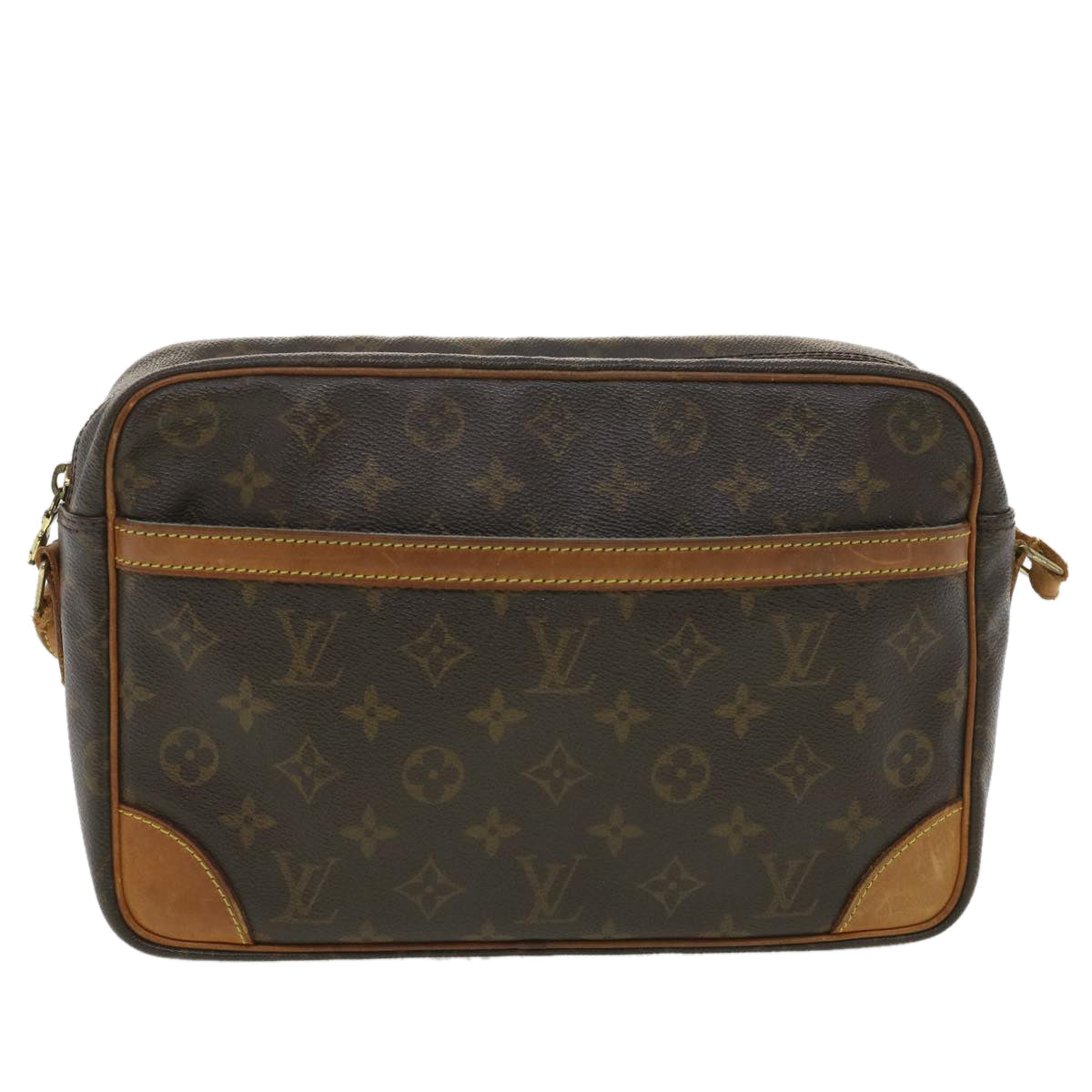 LOUIS VUITTON Monogram Trocadero 27 Shoulder Bag L042 LV ki2601