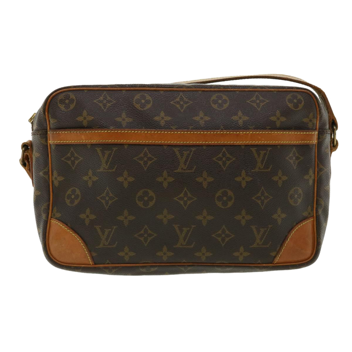 LOUIS VUITTON Monogram Trocadero 27 Shoulder Bag L042 LV ki2602