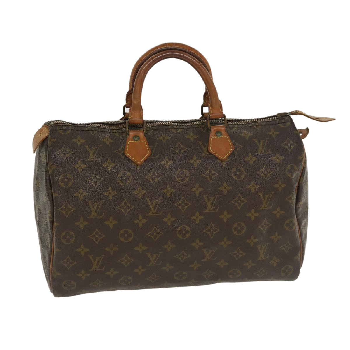 LOUIS VUITTON Monogram Speedy 35 Hand Bag M41524 LV ki2606