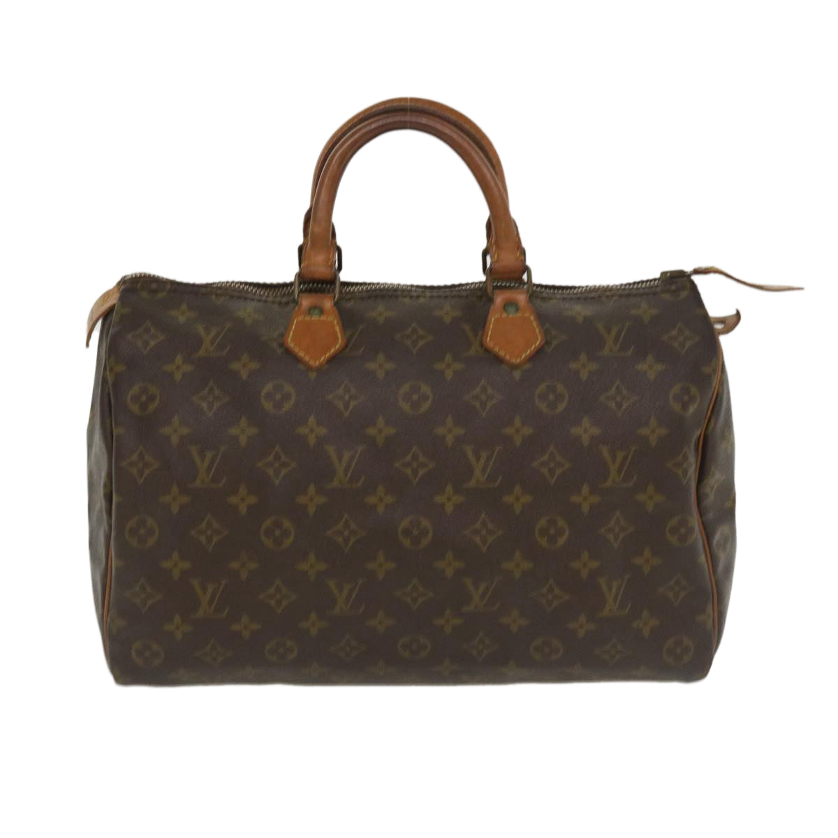 LOUIS VUITTON Monogram Speedy 35 Hand Bag M41524 LV ki2606