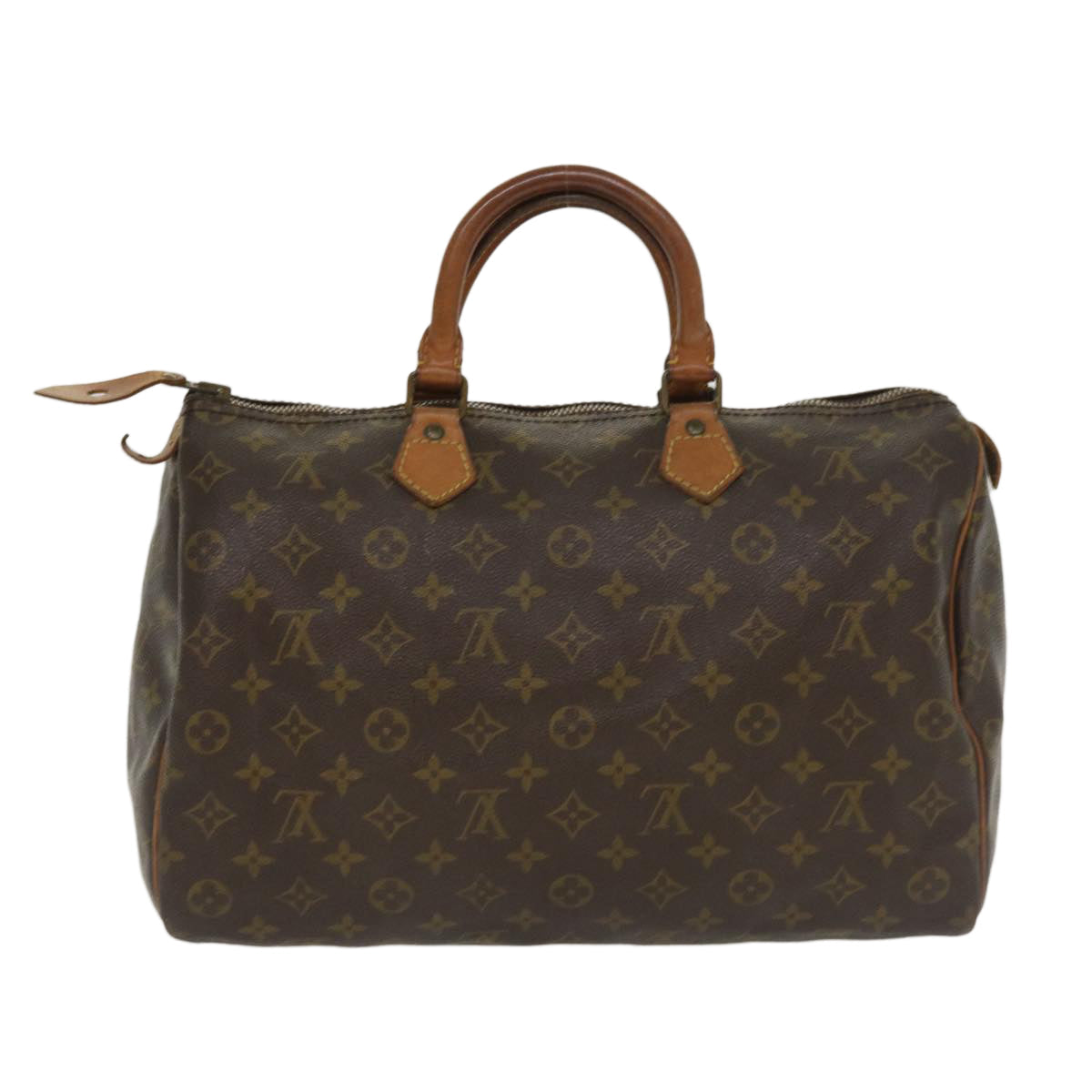 LOUIS VUITTON Monogram Speedy 35 Hand Bag M41524 LV ki2606