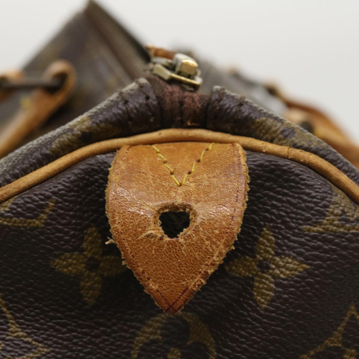 LOUIS VUITTON Monogram Speedy 35 Hand Bag M41524 LV ki2608