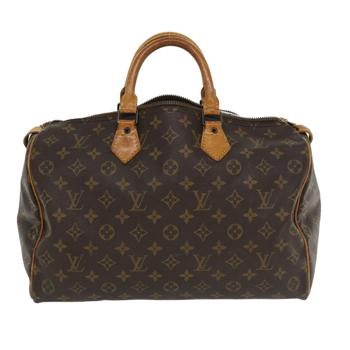 LOUIS VUITTON Monogram Speedy 35 Hand Bag M41524 LV ki2608