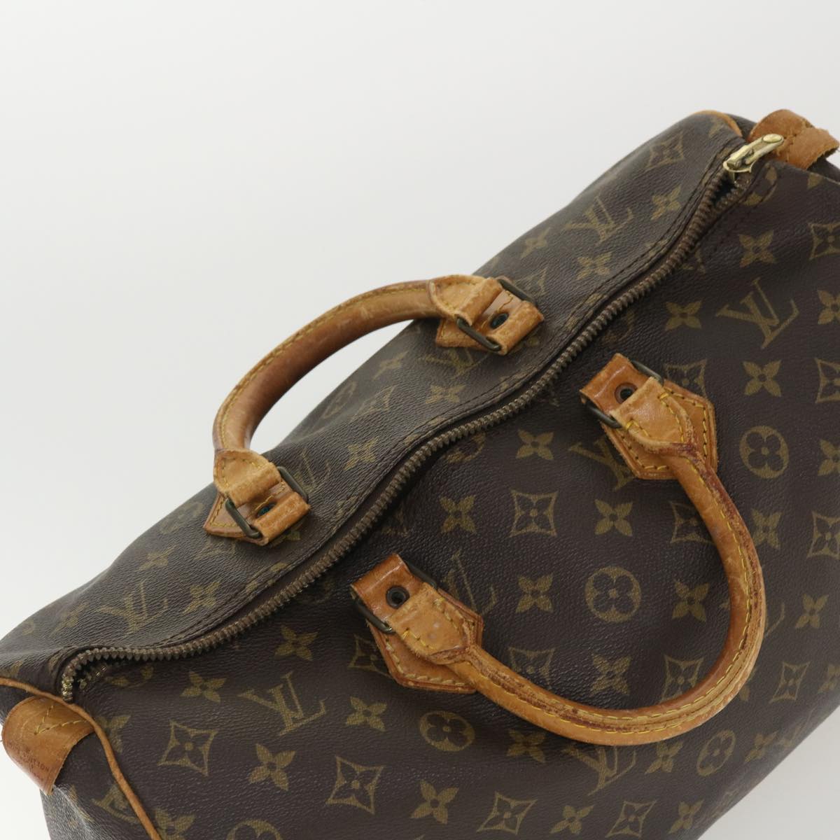 LOUIS VUITTON Monogram Speedy 35 Hand Bag M41524 LV ki2608