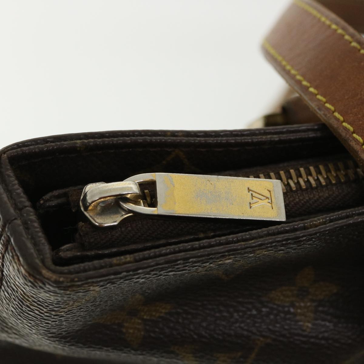 LOUIS VUITTON Monogram Cabas Piano Tote Bag M51148 LV ki2656