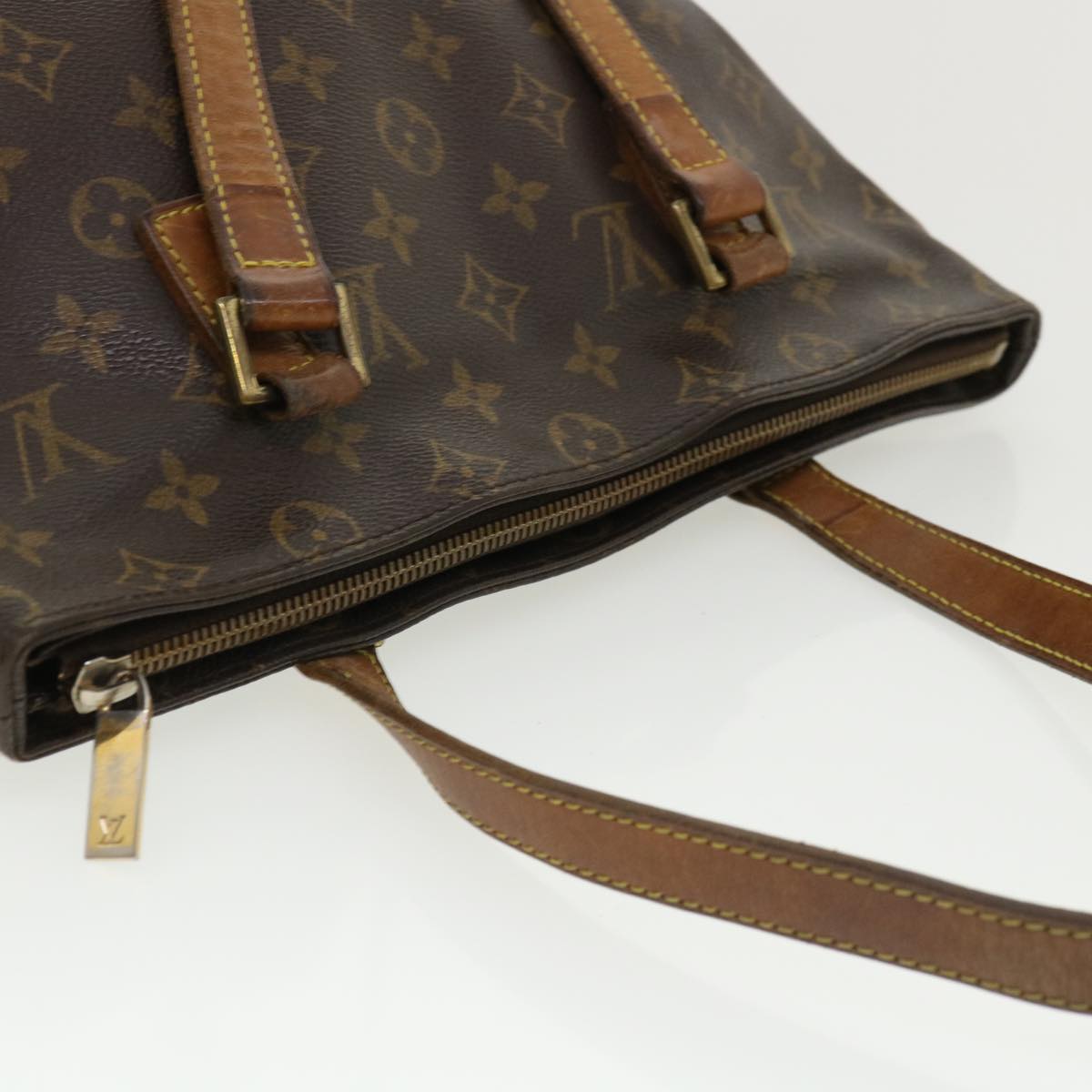 LOUIS VUITTON Monogram Cabas Piano Tote Bag M51148 LV ki2656