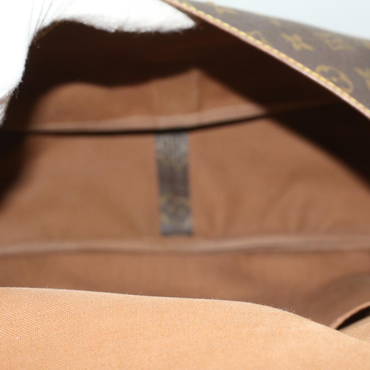 LOUIS VUITTON Monogram Saumur 35 Shoulder Bag M42254 LV ki2657