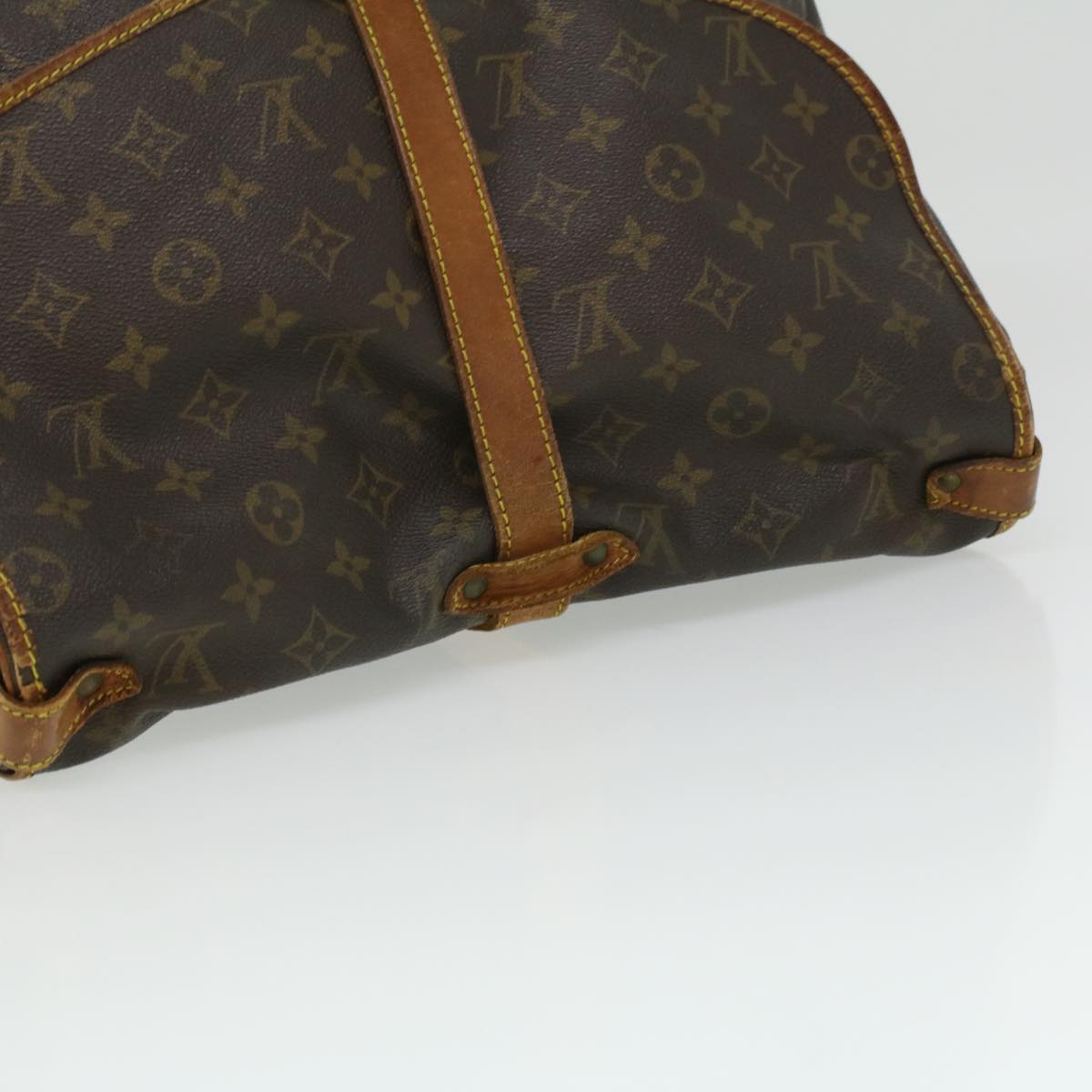 LOUIS VUITTON Monogram Saumur 35 Shoulder Bag M42254 LV ki2657
