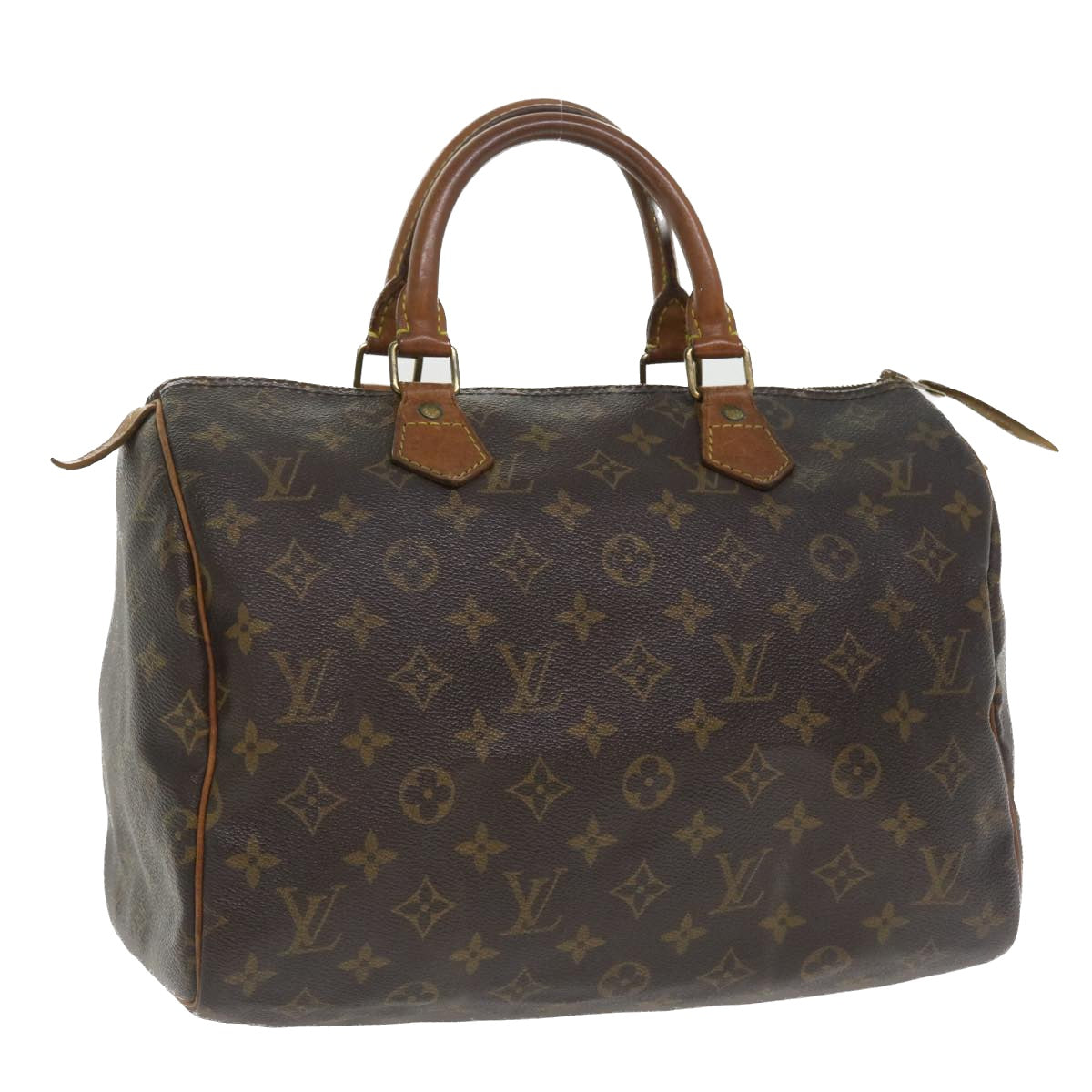 LOUIS VUITTON Monogram Speedy 30 Hand Bag M41526 LV ki2668
