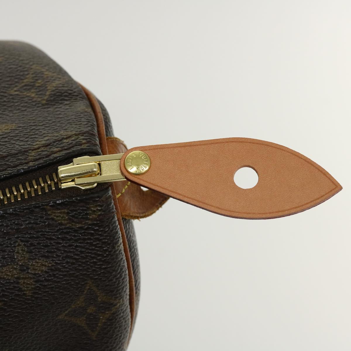 LOUIS VUITTON Monogram Speedy 35 Hand Bag M41524 LV ki2755