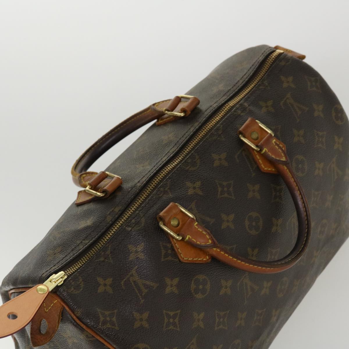 LOUIS VUITTON Monogram Speedy 35 Hand Bag M41524 LV ki2755