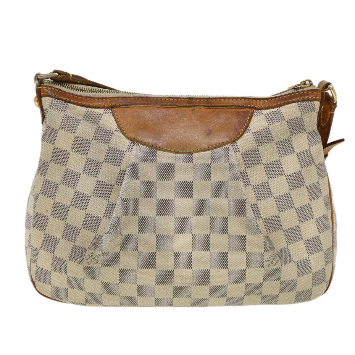 LOUIS VUITTON Damier Azur Siracusa PM Shoulder Bag N41113 LV ki2774