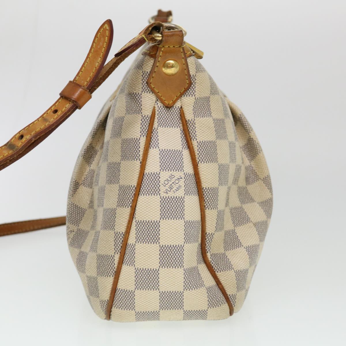 LOUIS VUITTON Damier Azur Siracusa PM Shoulder Bag N41113 LV ki2774