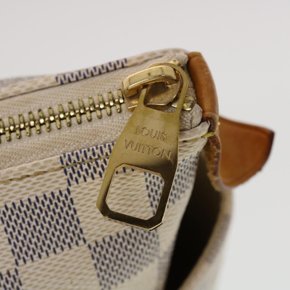 LOUIS VUITTON Damier Azur Totally PM Tote Bag N41280 LV ki3011