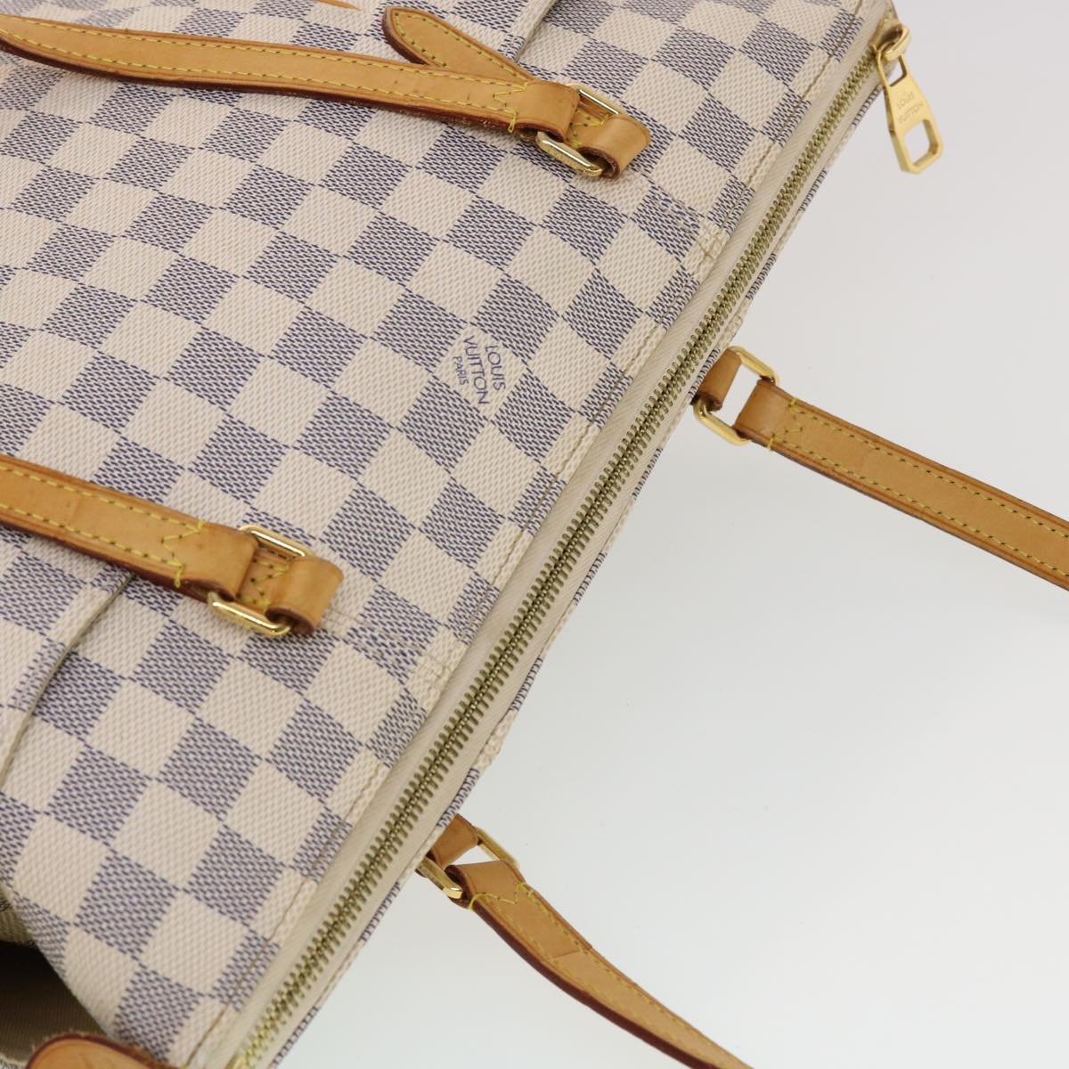 LOUIS VUITTON Damier Azur Totally PM Tote Bag N41280 LV ki3011