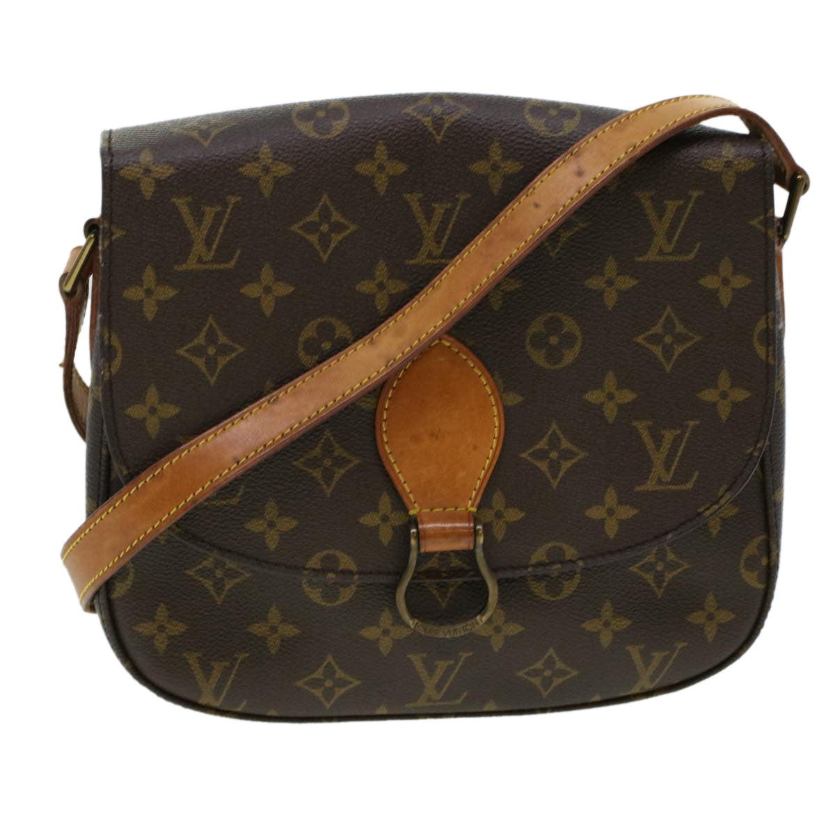 LOUIS VUITTON Monogram Saint Cloud GM Shoulder Bag M51242 LV ki3020