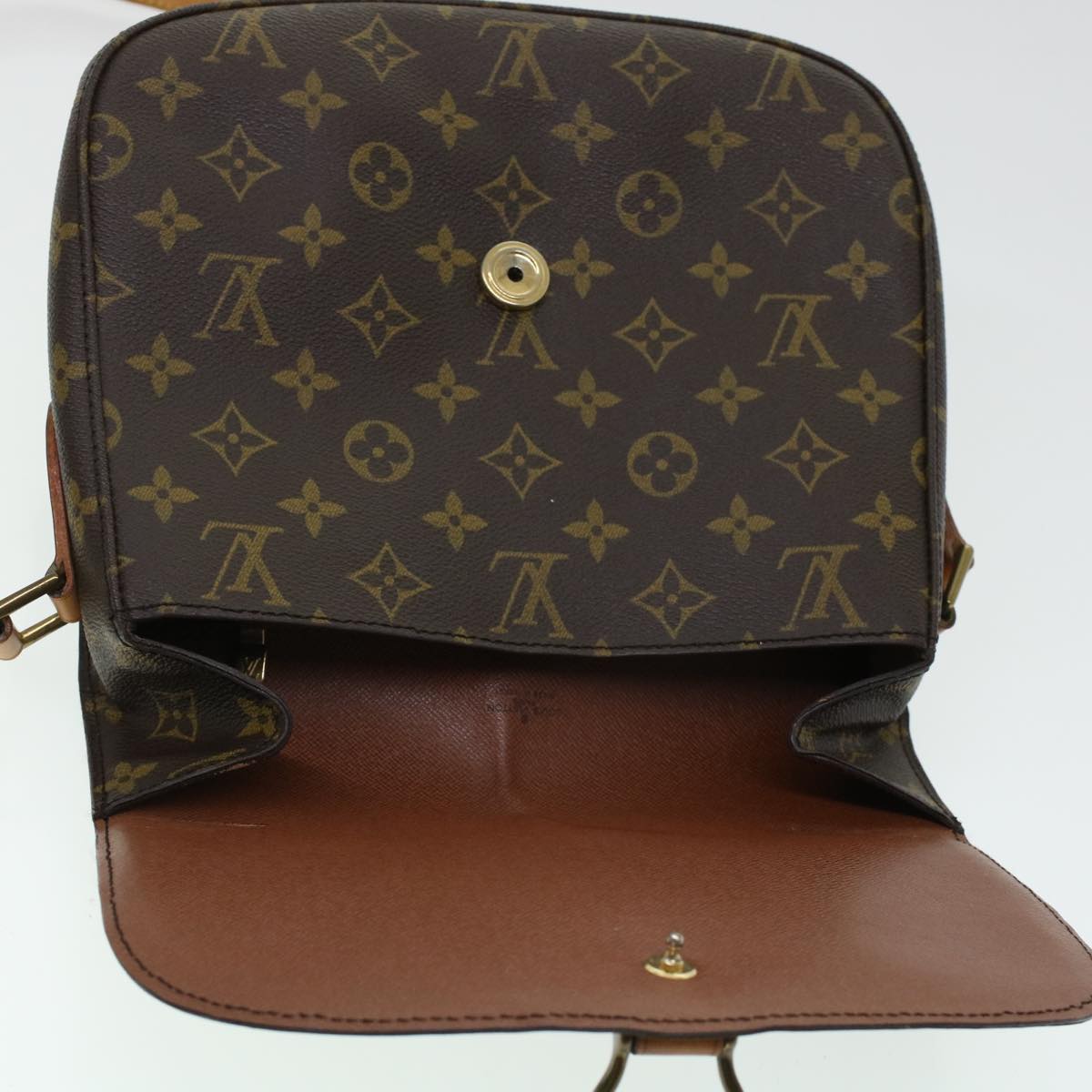 LOUIS VUITTON Monogram Saint Cloud GM Shoulder Bag M51242 LV ki3020