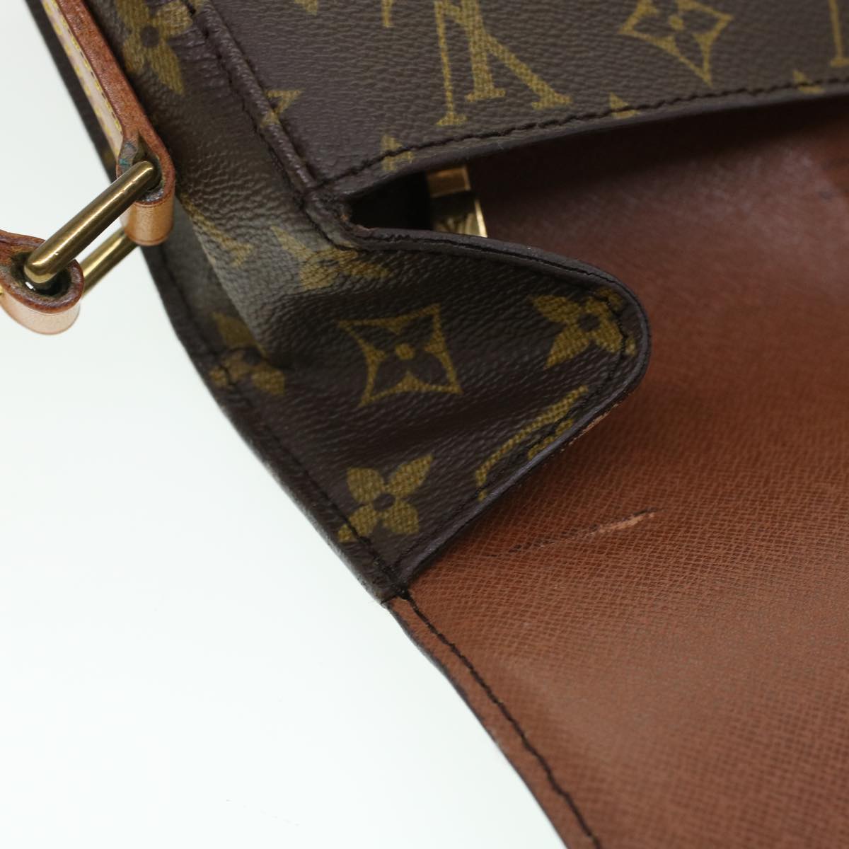 LOUIS VUITTON Monogram Saint Cloud GM Shoulder Bag M51242 LV ki3020
