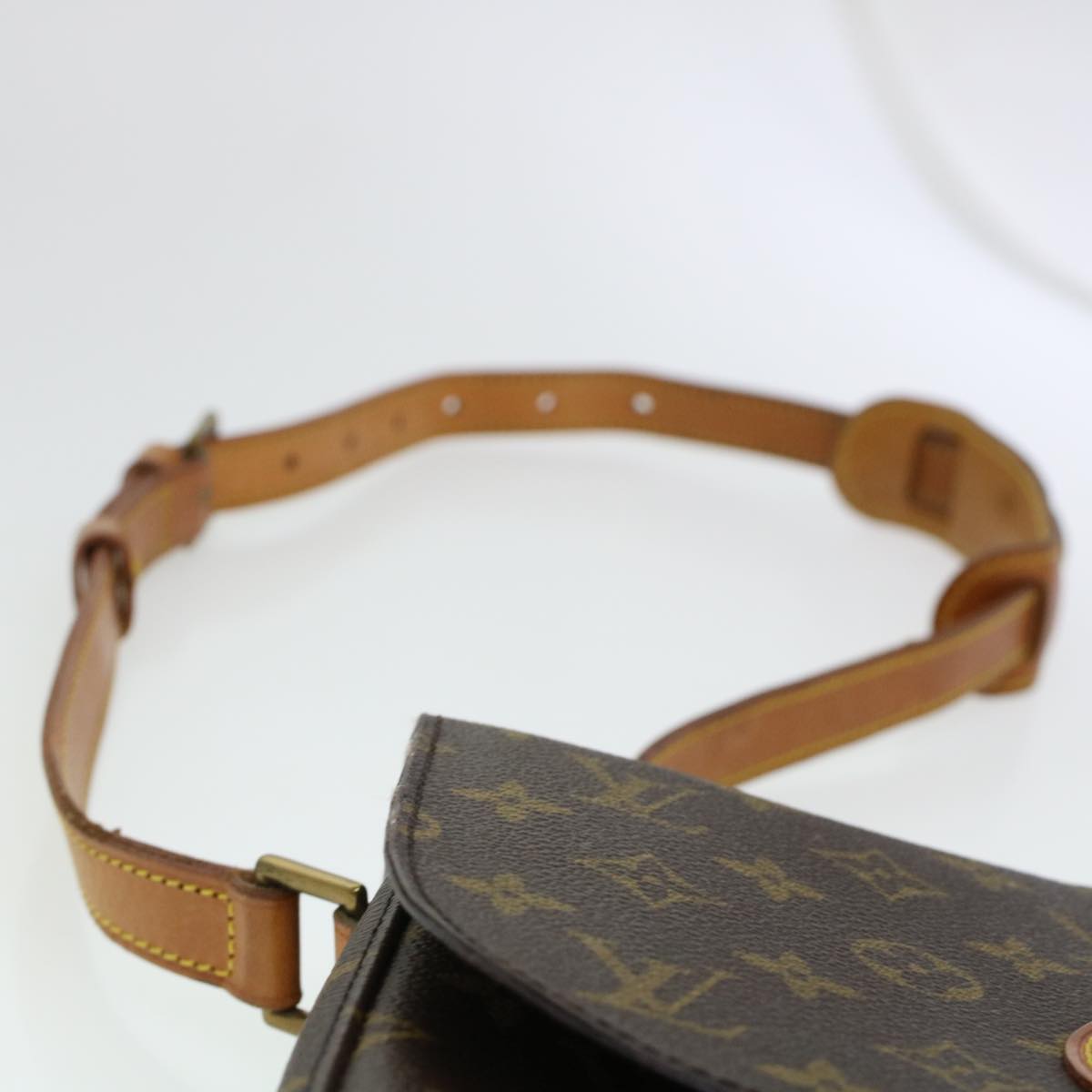 LOUIS VUITTON Monogram Saint Cloud GM Shoulder Bag M51242 LV ki3020