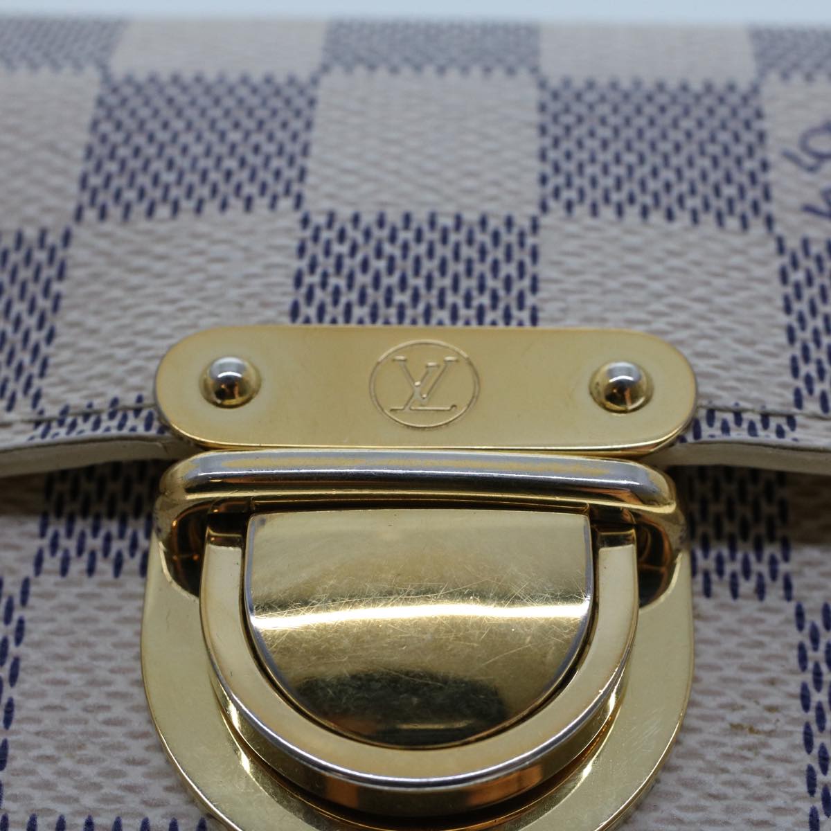 LOUIS VUITTON Damier Azur Portefeuille Koala Trifold Wallet N60013 ki3031