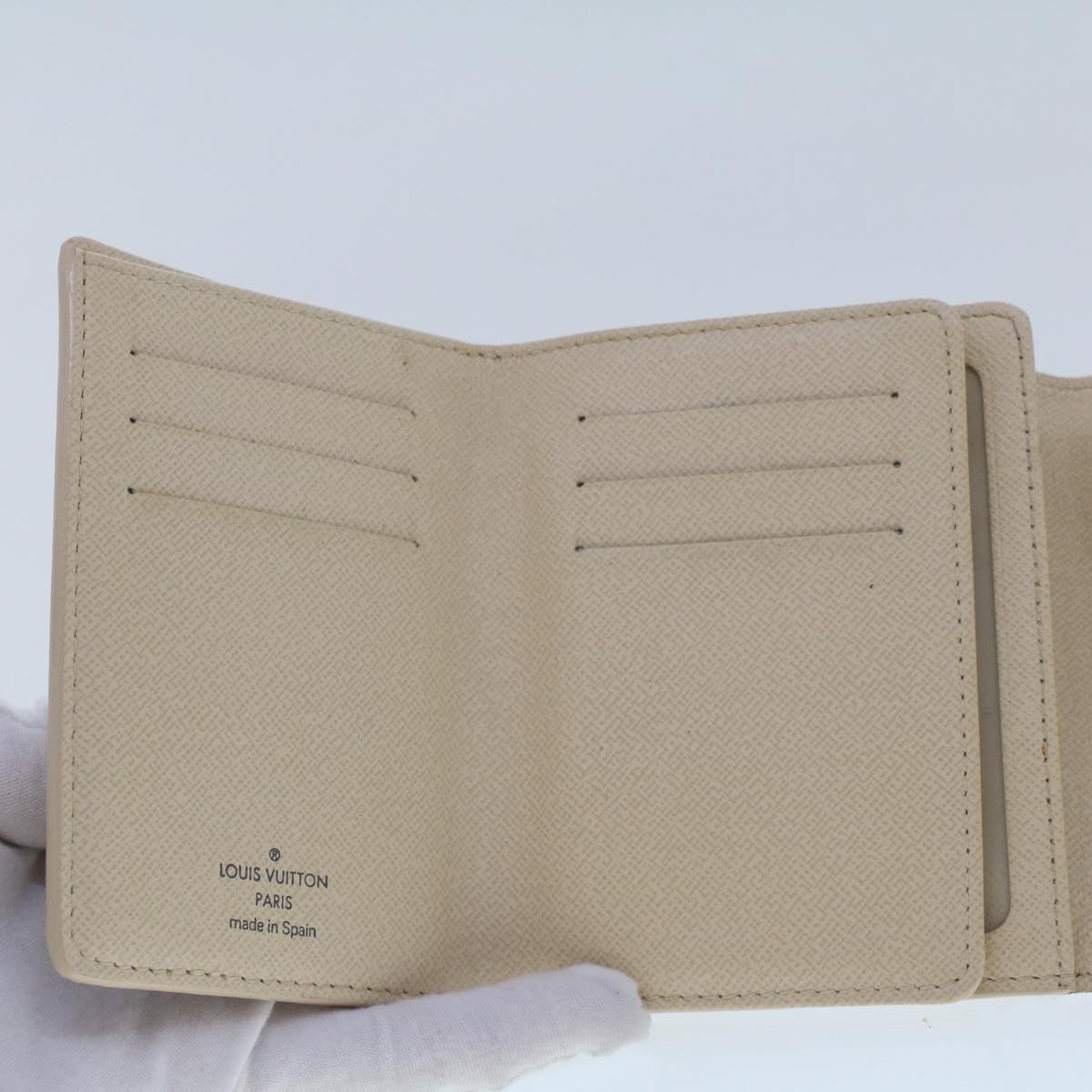 LOUIS VUITTON Damier Azur Portefeuille Koala Trifold Wallet N60013 ki3031