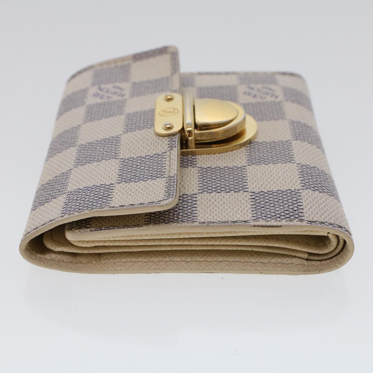 LOUIS VUITTON Damier Azur Portefeuille Koala Trifold Wallet N60013 ki3031
