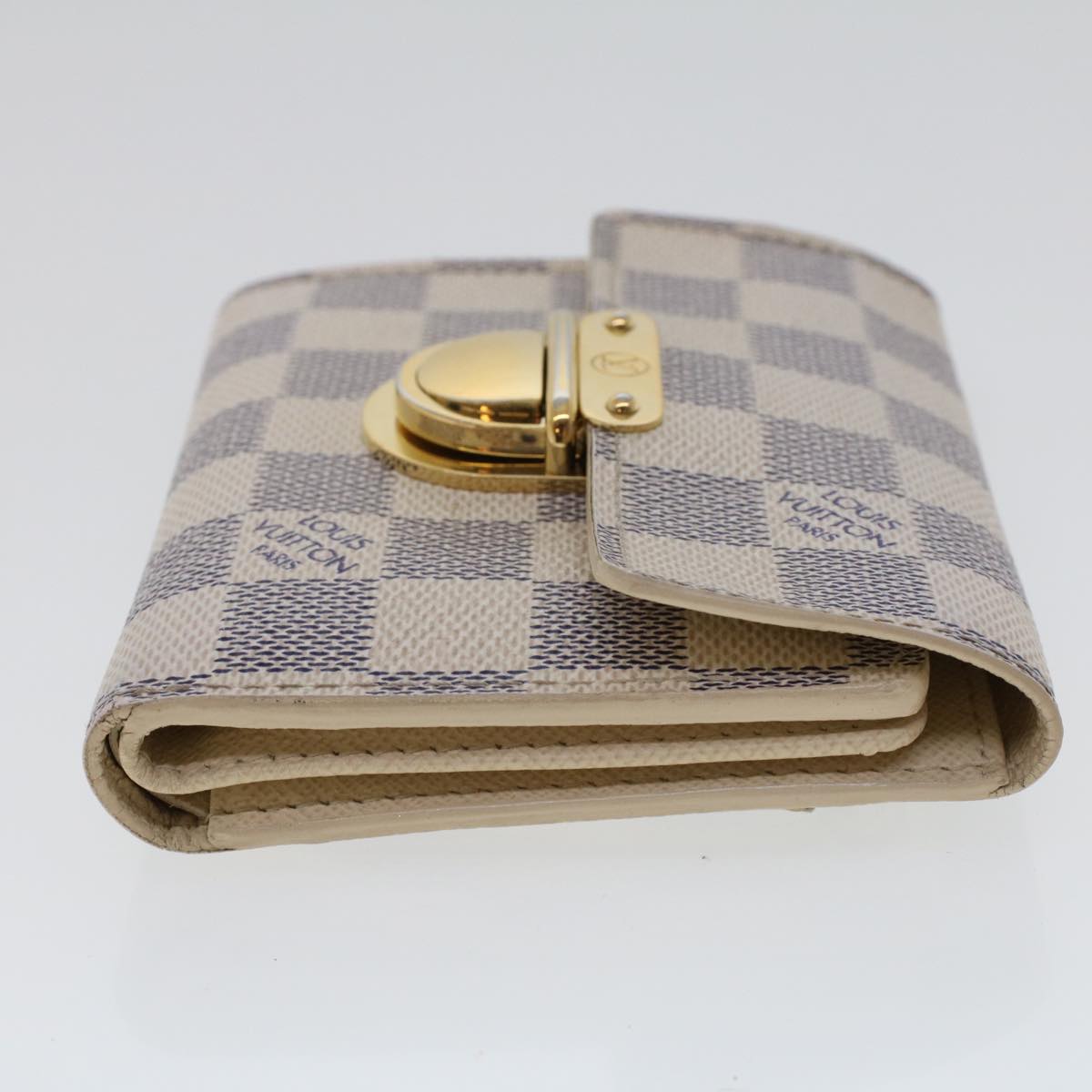 LOUIS VUITTON Damier Azur Portefeuille Koala Trifold Wallet N60013 ki3031