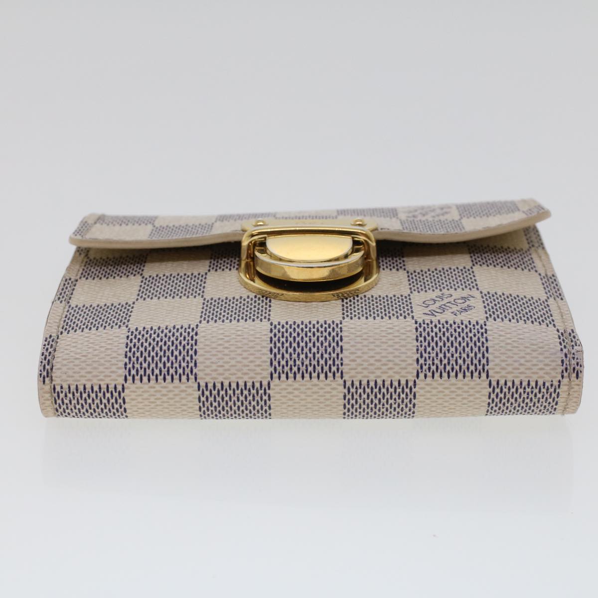 LOUIS VUITTON Damier Azur Portefeuille Koala Trifold Wallet N60013 ki3031